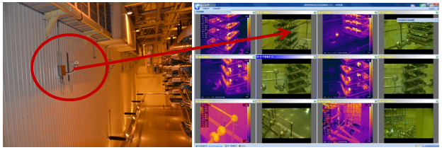 pms320雙視監控紅外熱像儀閥廳應用