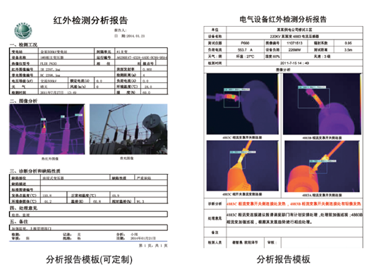 譜盟紅外熱成像檢測報告